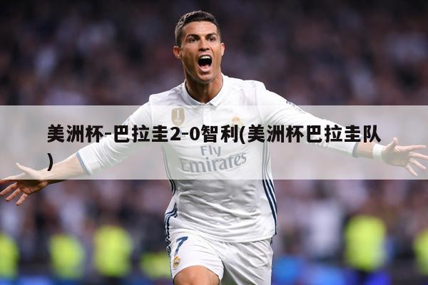 美洲杯-巴拉圭2-0智利(美洲杯巴拉圭队)